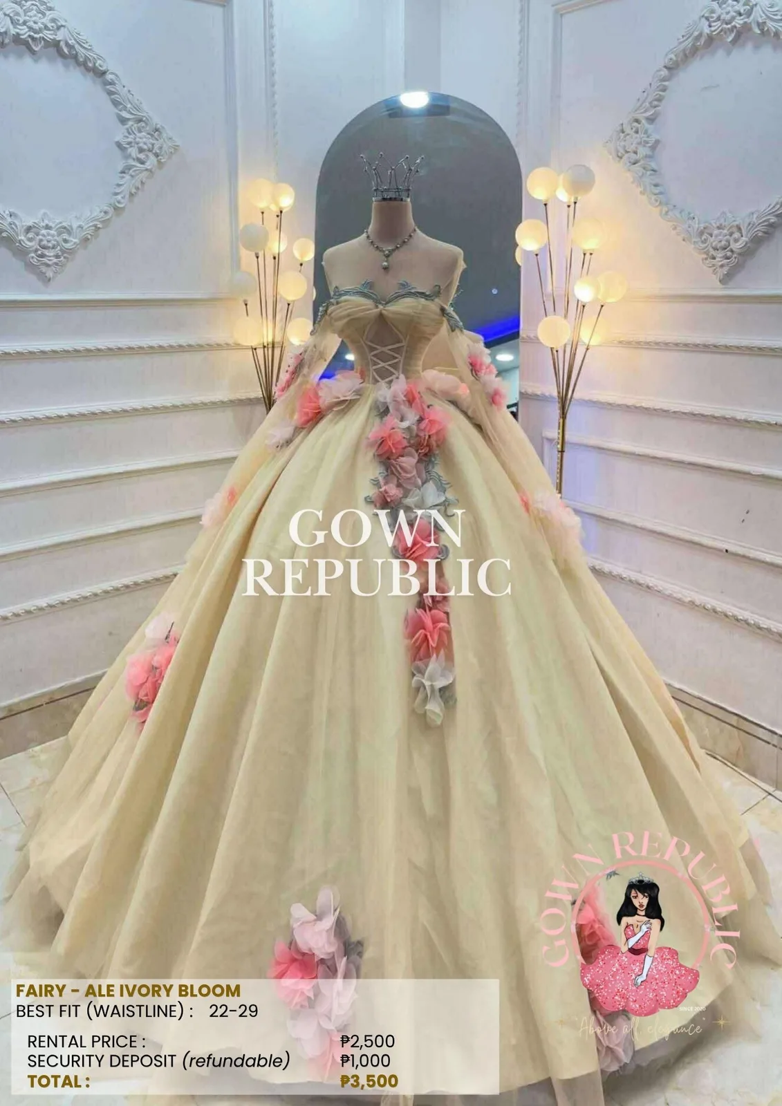 Ball Gowns: Yellow / Gold 301